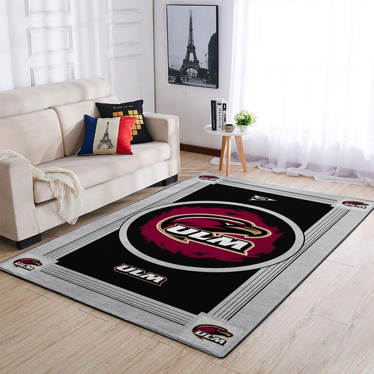 Amazon Louisiana Monroe Warhawks Living Room Area Rug