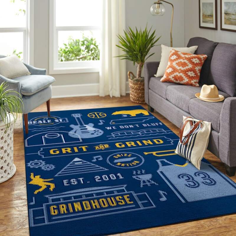 Amazon Memphis Grizzlies Living Room Area Rug