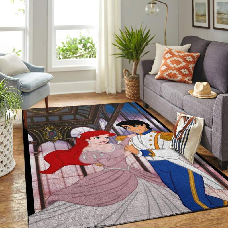 Amazon Mermaid Arial Princess Living Room Area Rug