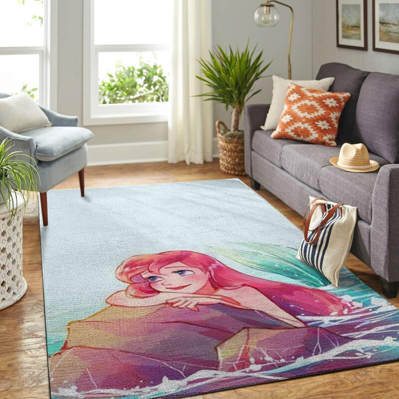 Amazon Mermaid Arial Princess Living Room Area Rug 6 Amazon Mermaid Arial Princess Living Room Area Rug