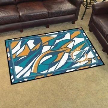Amazon Miami Dolphins Living Room Area Rug