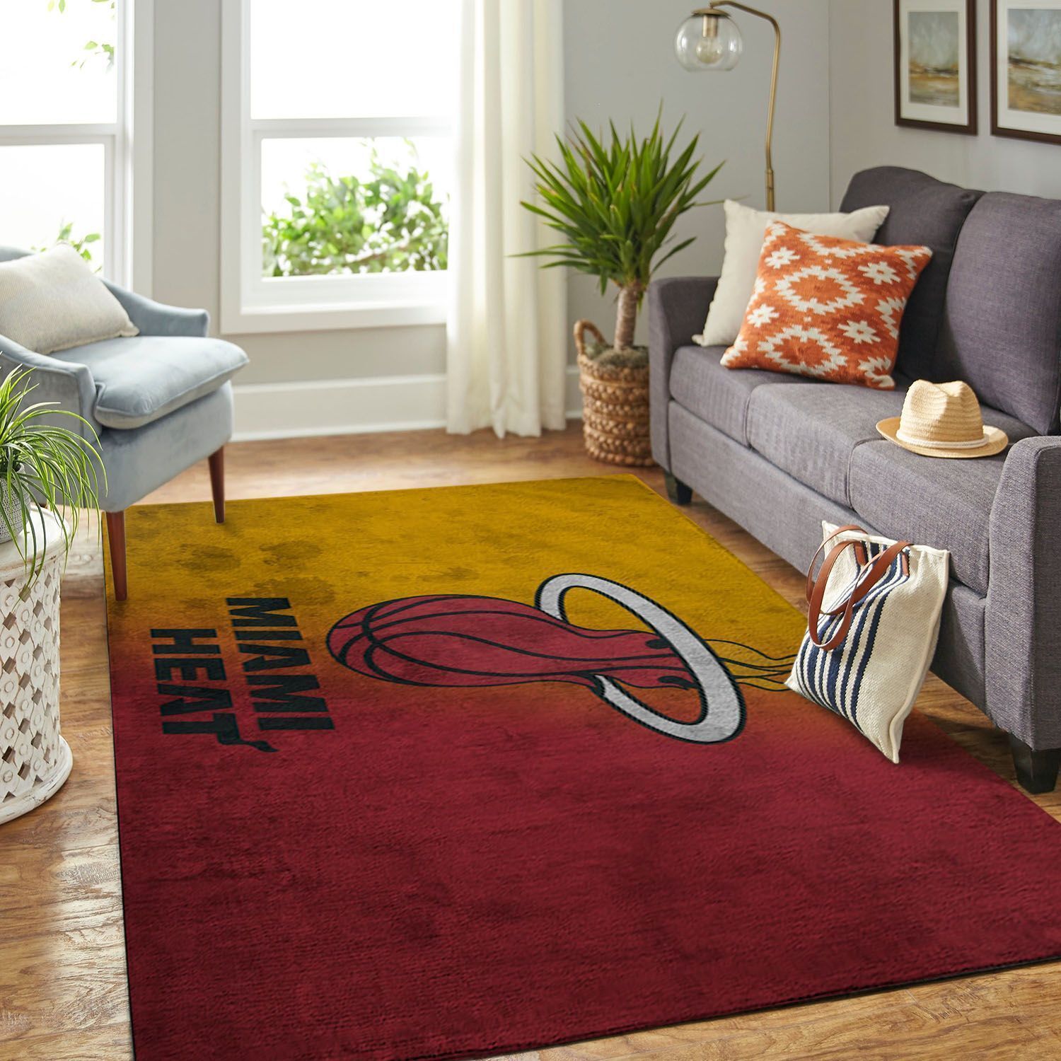 Amazon Miami Heat Living Room Area Rug