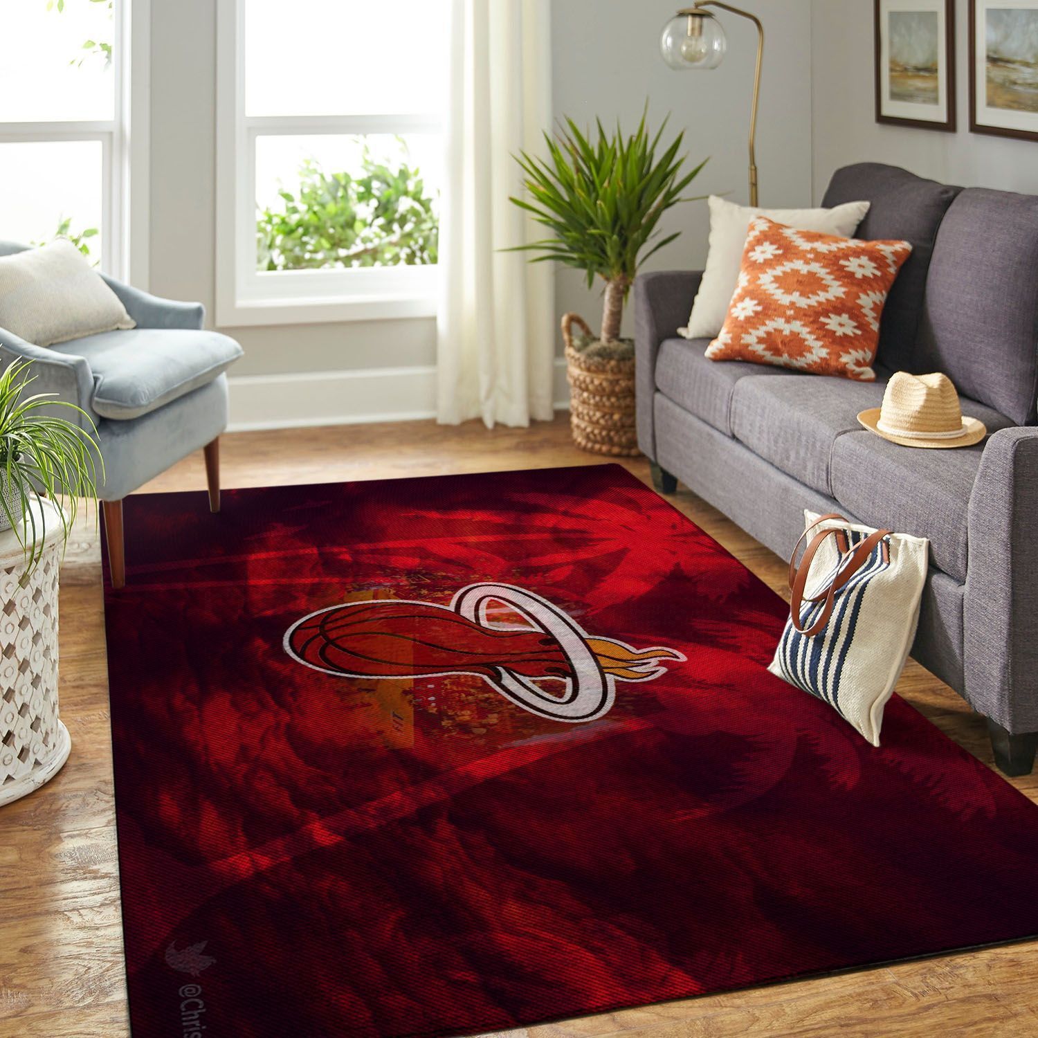 Amazon Miami Heat Living Room Area Rug