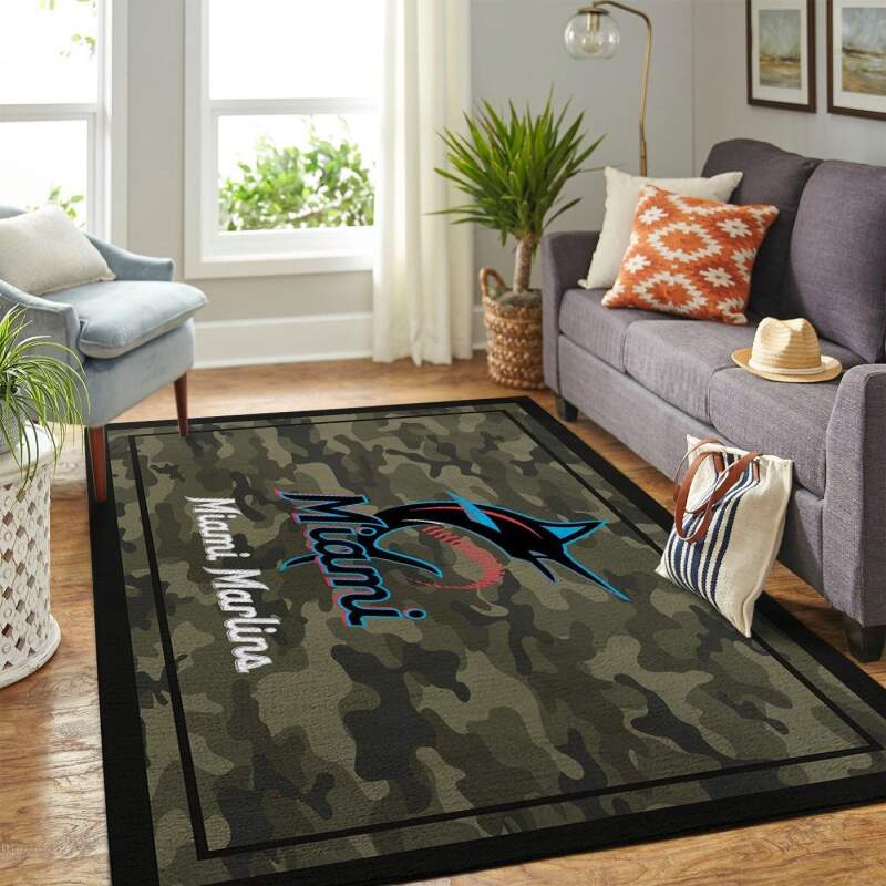 Amazon Miami Marlins Living Room Area Rug