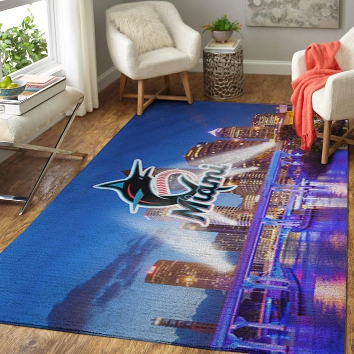 Amazon Miami Marlins Living Room Area Rug 2 Amazon Miami Marlins Living Room Area Rug