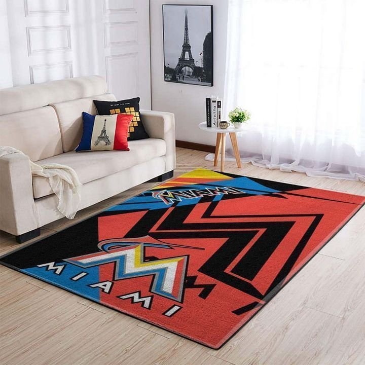 Amazon Miami Marlins Living Room Area Rug