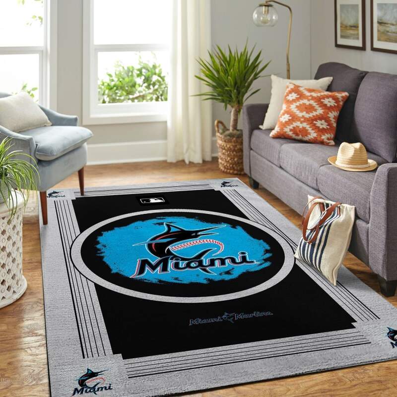 Amazon Miami Marlins Living Room Area Rug 1 Amazon Miami Marlins Living Room Area Rug