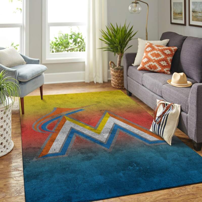 Amazon Miami Marlins Living Room Area Rug