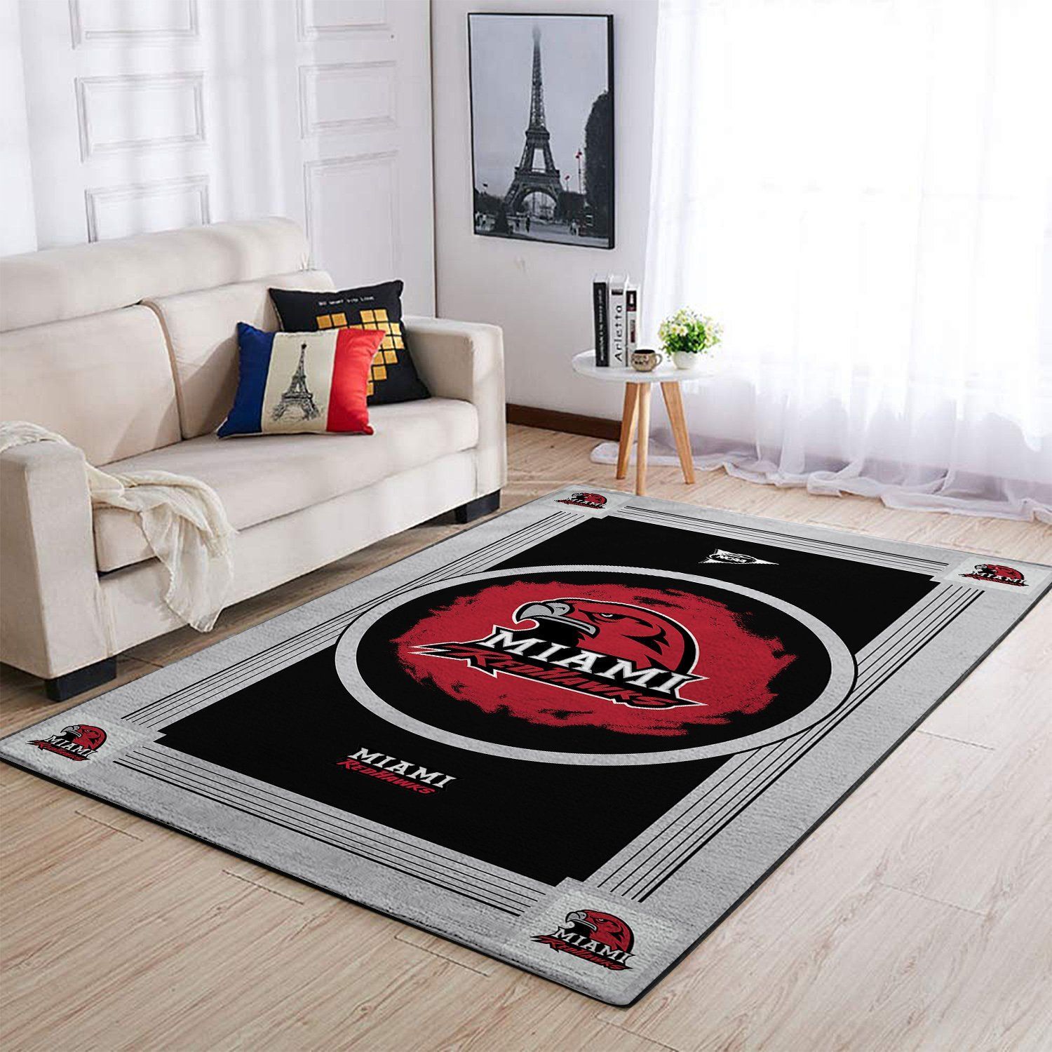Amazon Miami Redhawks Living Room Area Rug