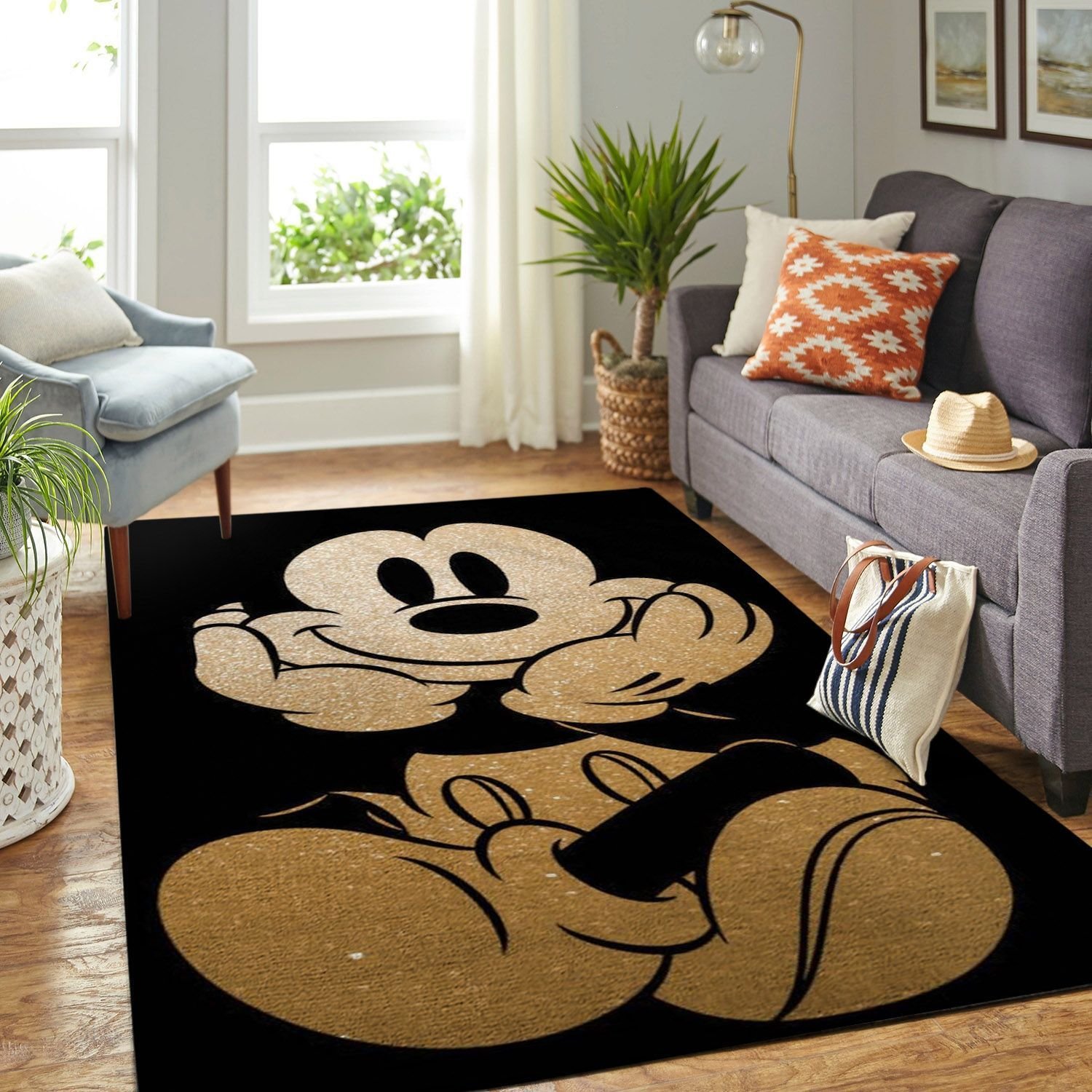 Amazon Mickey Mouse Living Room Area Rug
