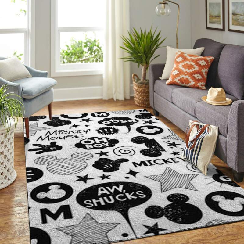 Amazon Mickey Mouse Living Room Area Rug