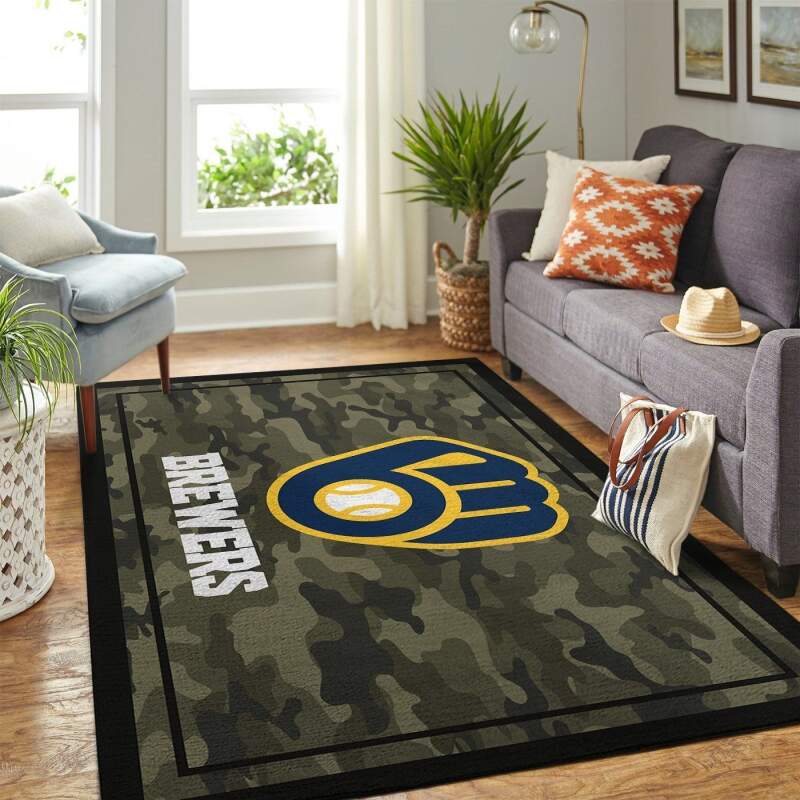 Amazon Milwaukee Brewers Living Room Area Rug