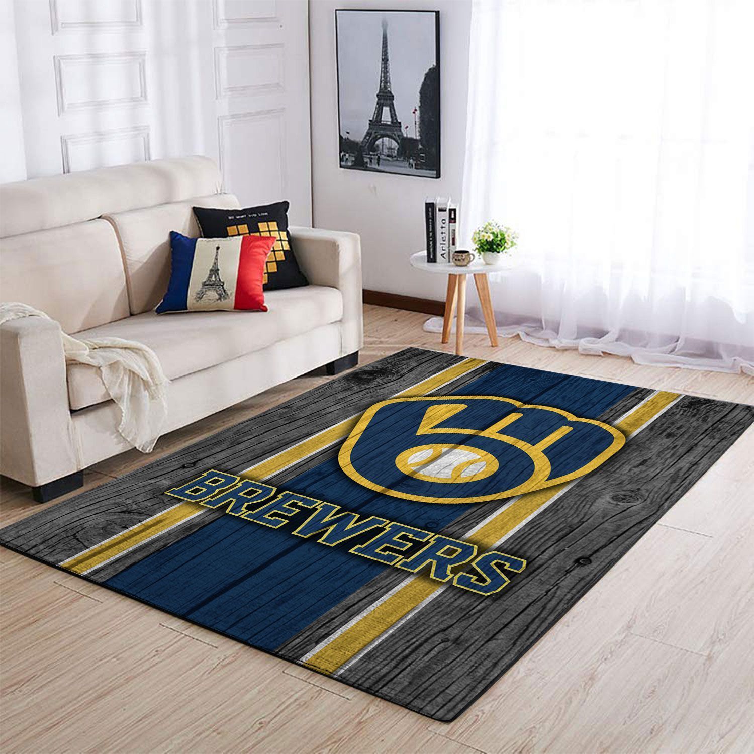 Amazon Milwaukee Brewers Living Room Area Rug