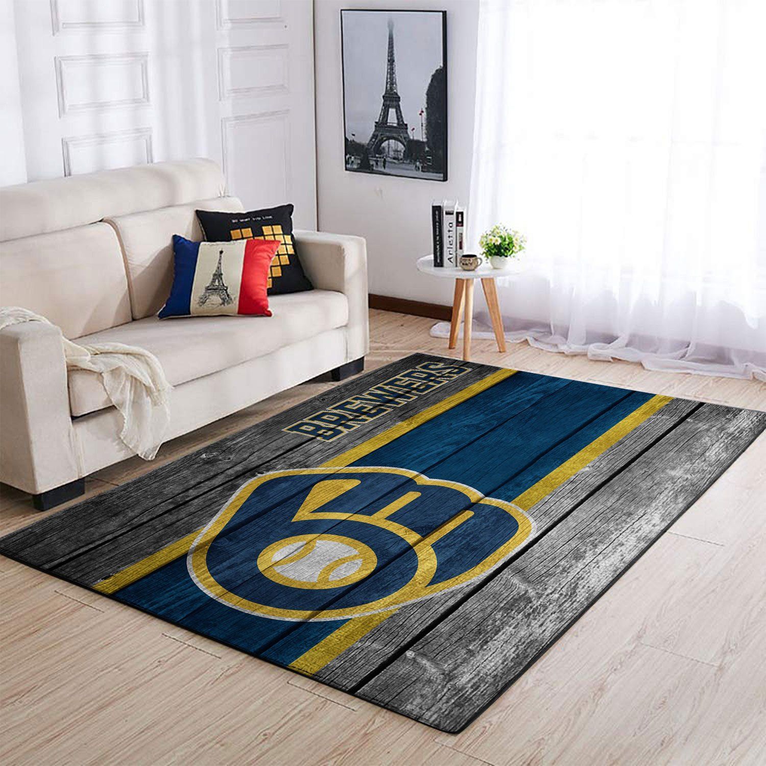 Amazon Milwaukee Brewers Living Room Area Rug