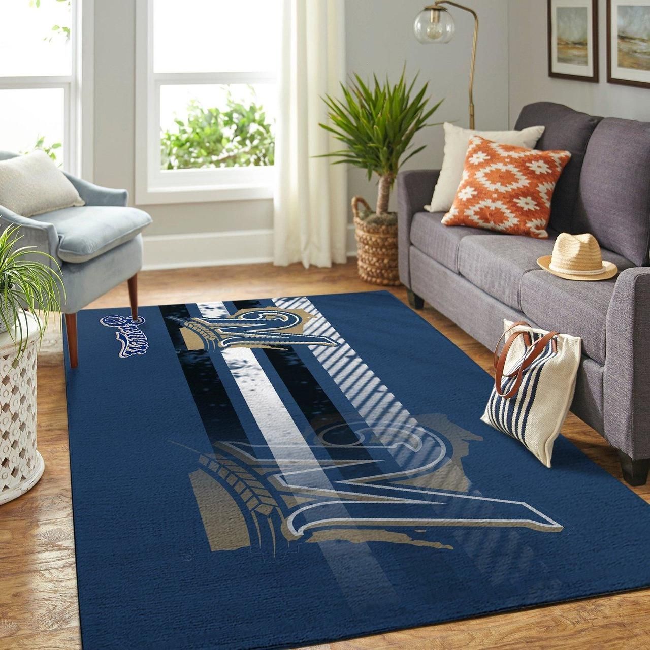 Amazon Milwaukee Brewers Living Room Area Rug