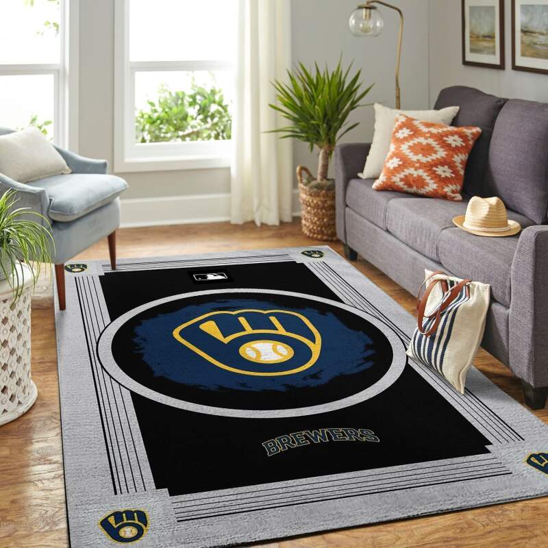 Amazon Milwaukee Brewers Living Room Area Rug