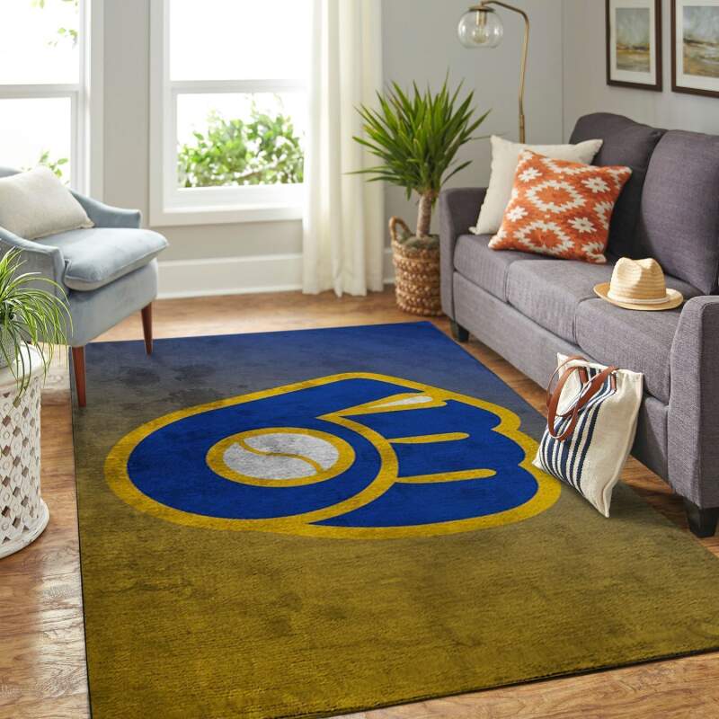 Amazon Milwaukee Brewers Living Room Area Rug