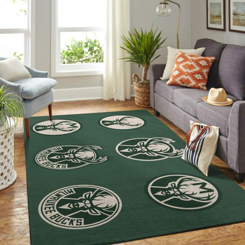 Amazon Milwaukee Bucks Living Room Area Rug
