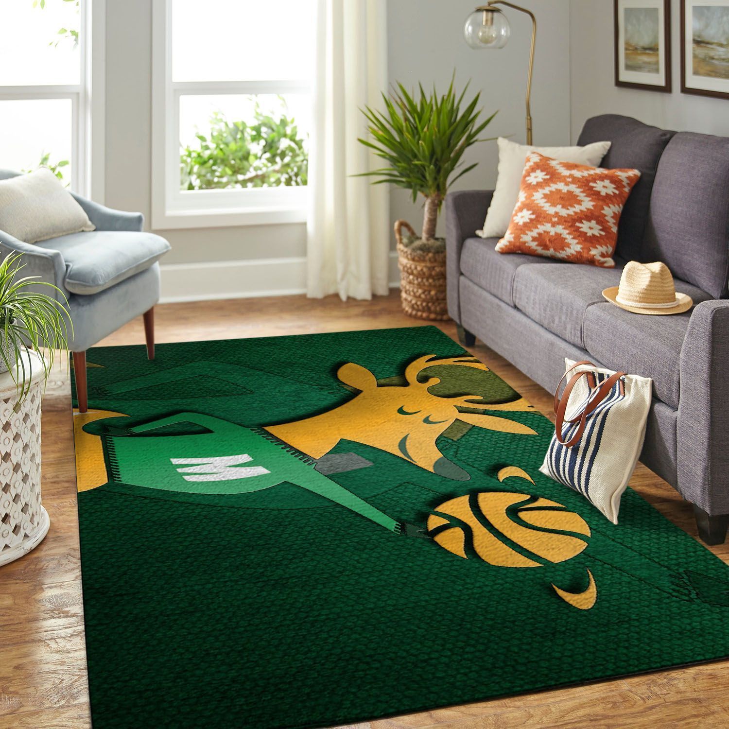 Amazon Milwaukee Bucks Living Room Area Rug
