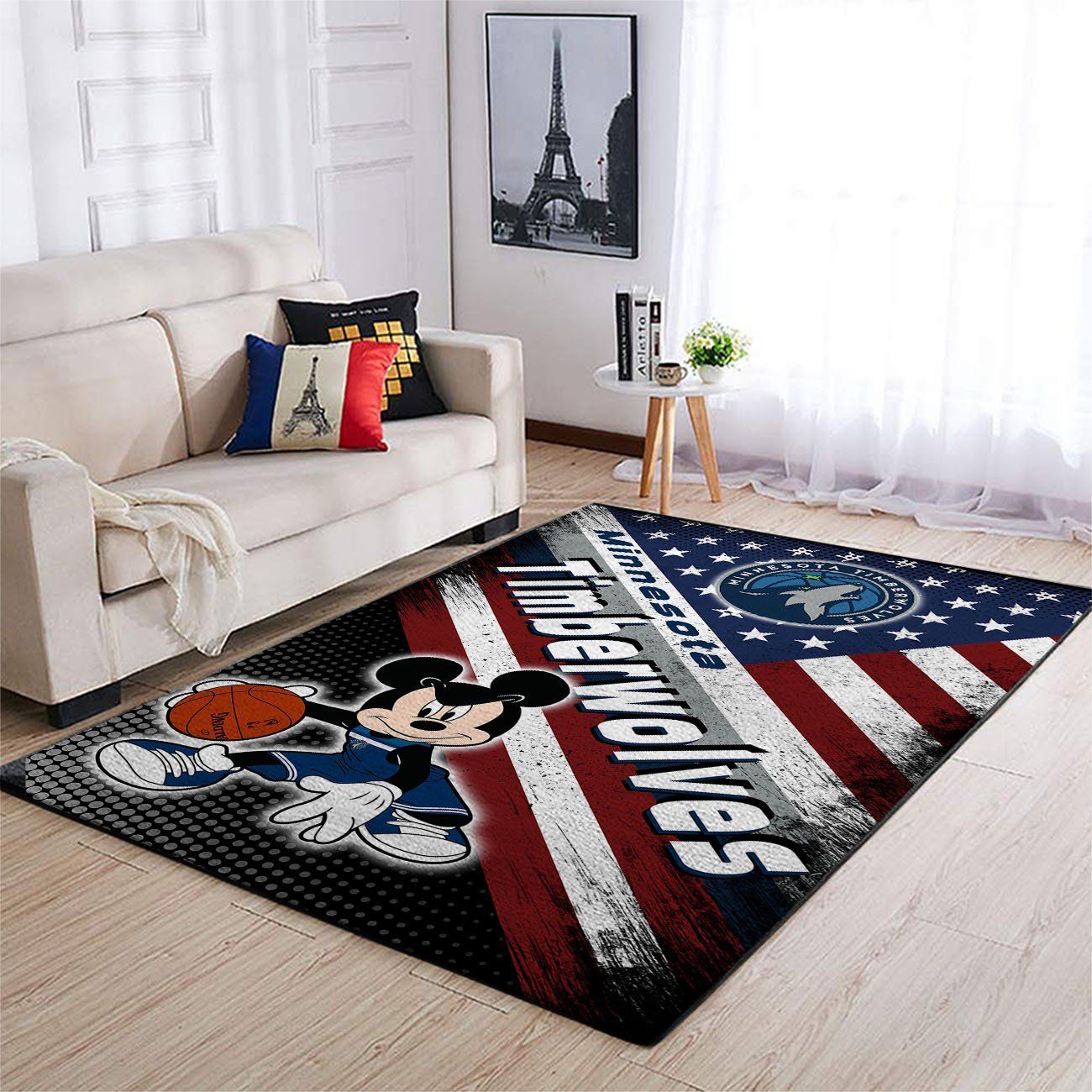 Amazon Minnesota Timberwolves Living Room Area Rug