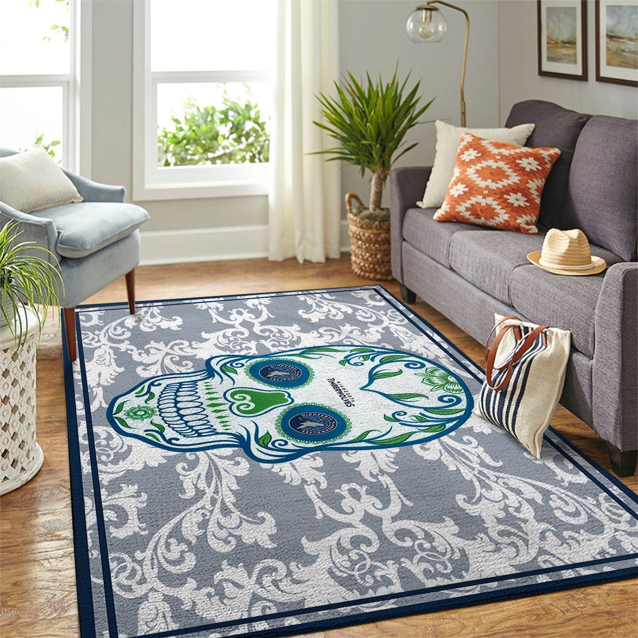 Amazon Minnesota Timberwolves Living Room Area Rug