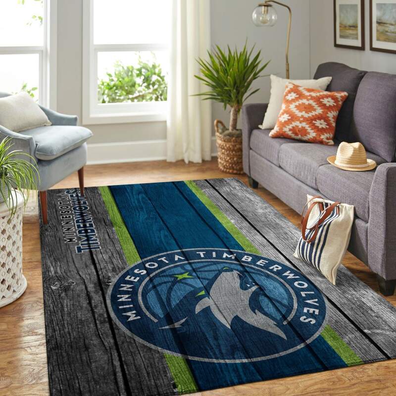 Amazon Minnesota Timberwolves Living Room Area Rug