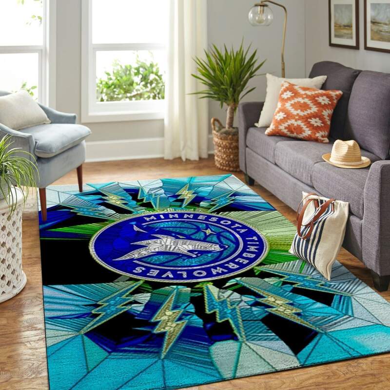 Amazon Minnesota Timberwolves Living Room Area Rug
