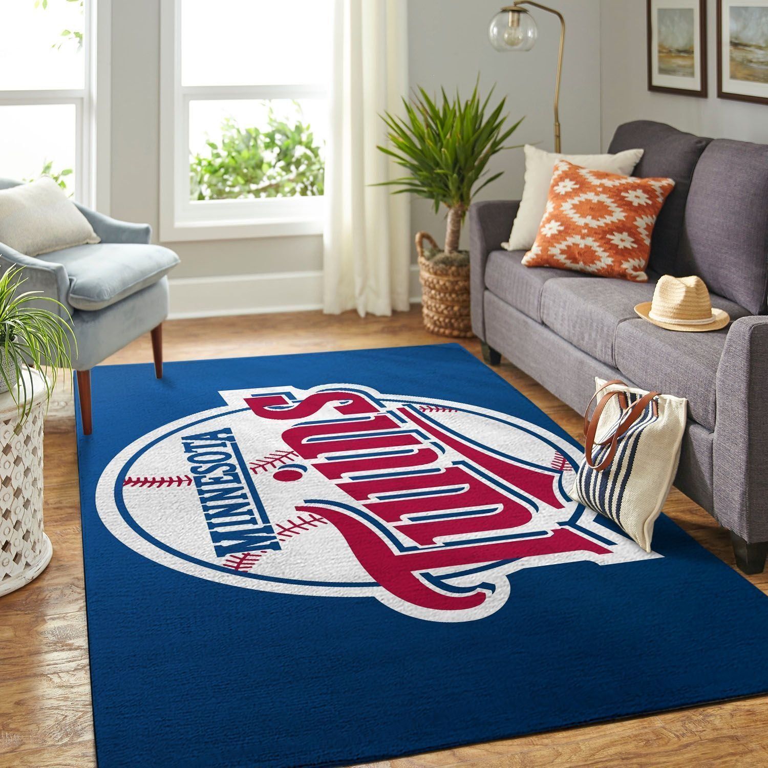 Amazon Minnesota Twins Living Room Area Rug