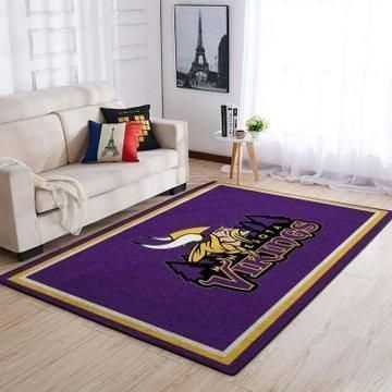 Amazon Minnesota Vikings Living Room Area Rug