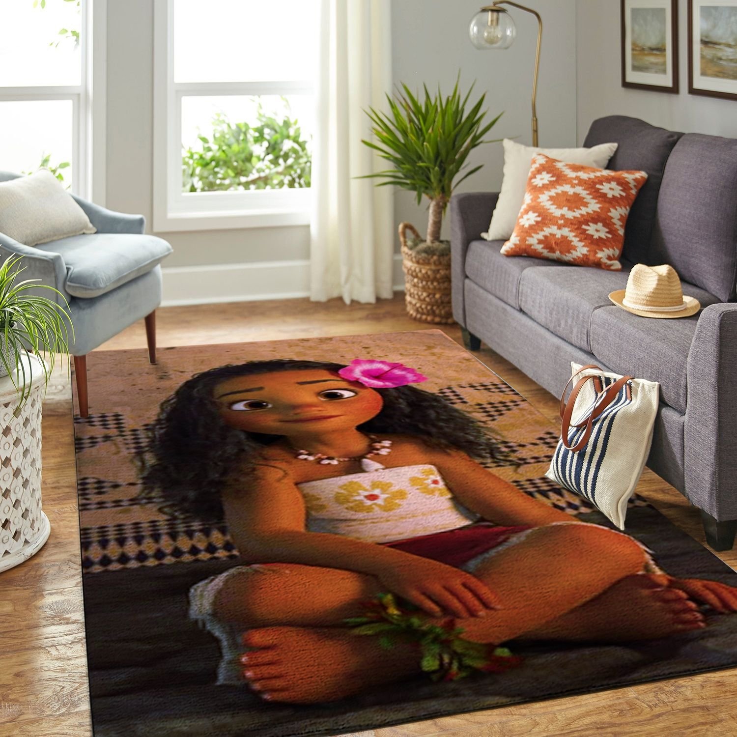 Beautiful Moana Living Room Area Rug