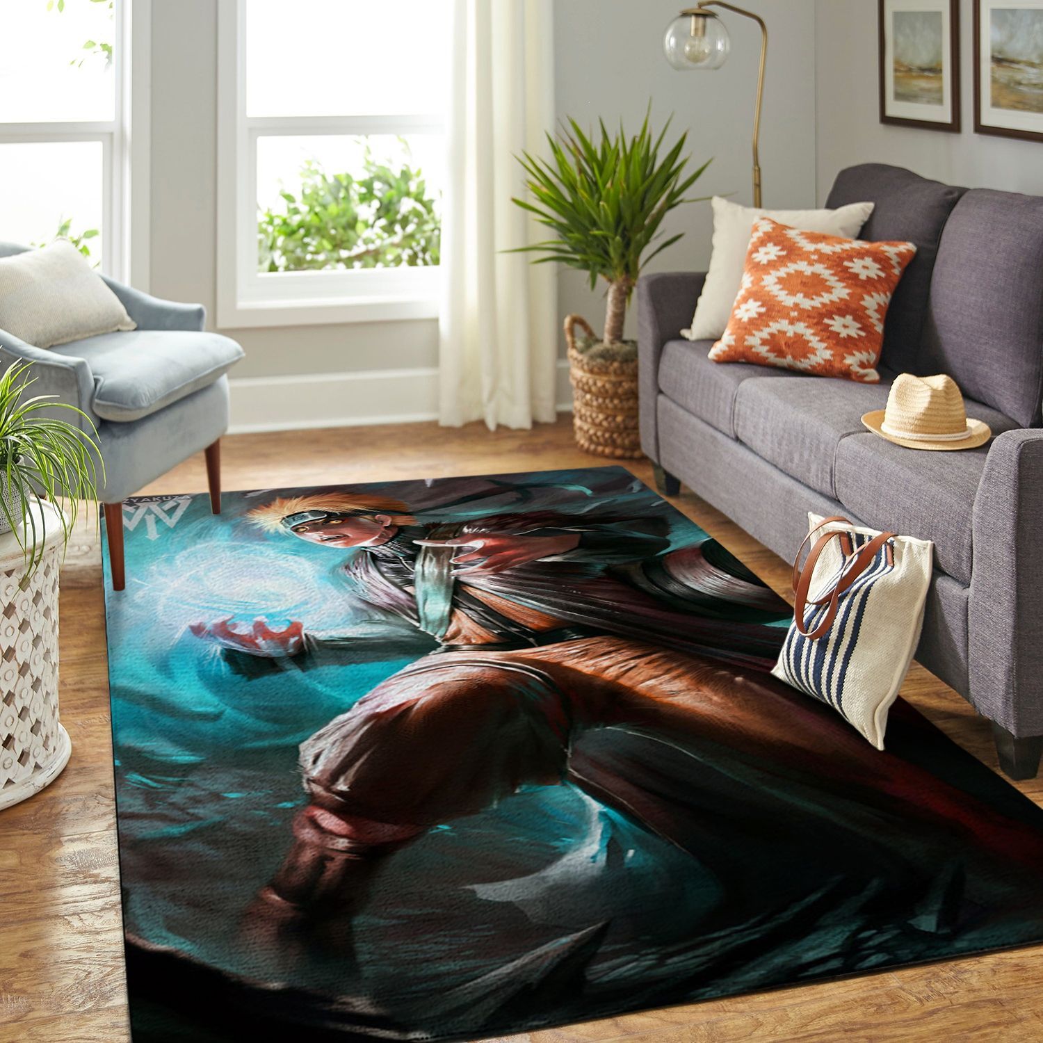 Amazon Naruto Themed Living Room Area Rug