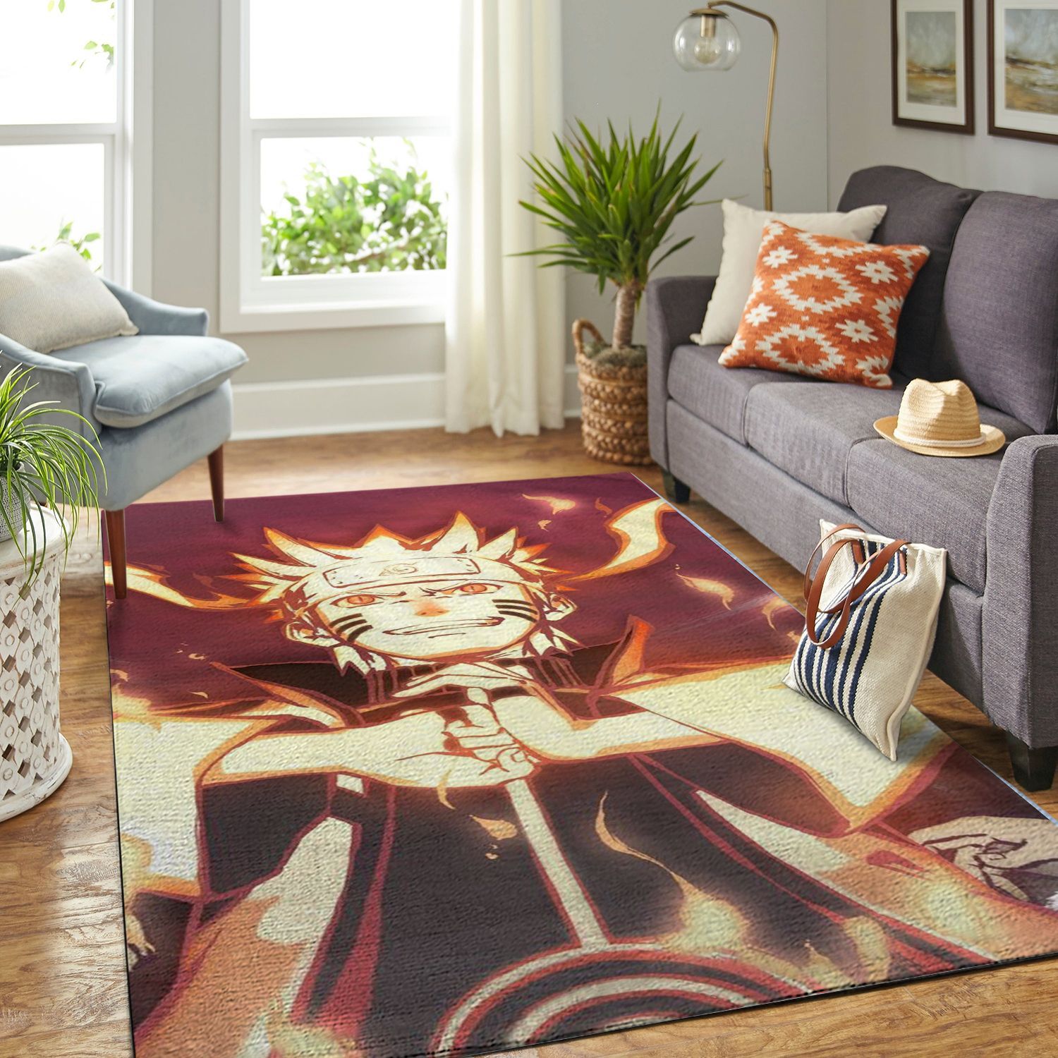Amazon Naruto Themed Living Room Area Rug
