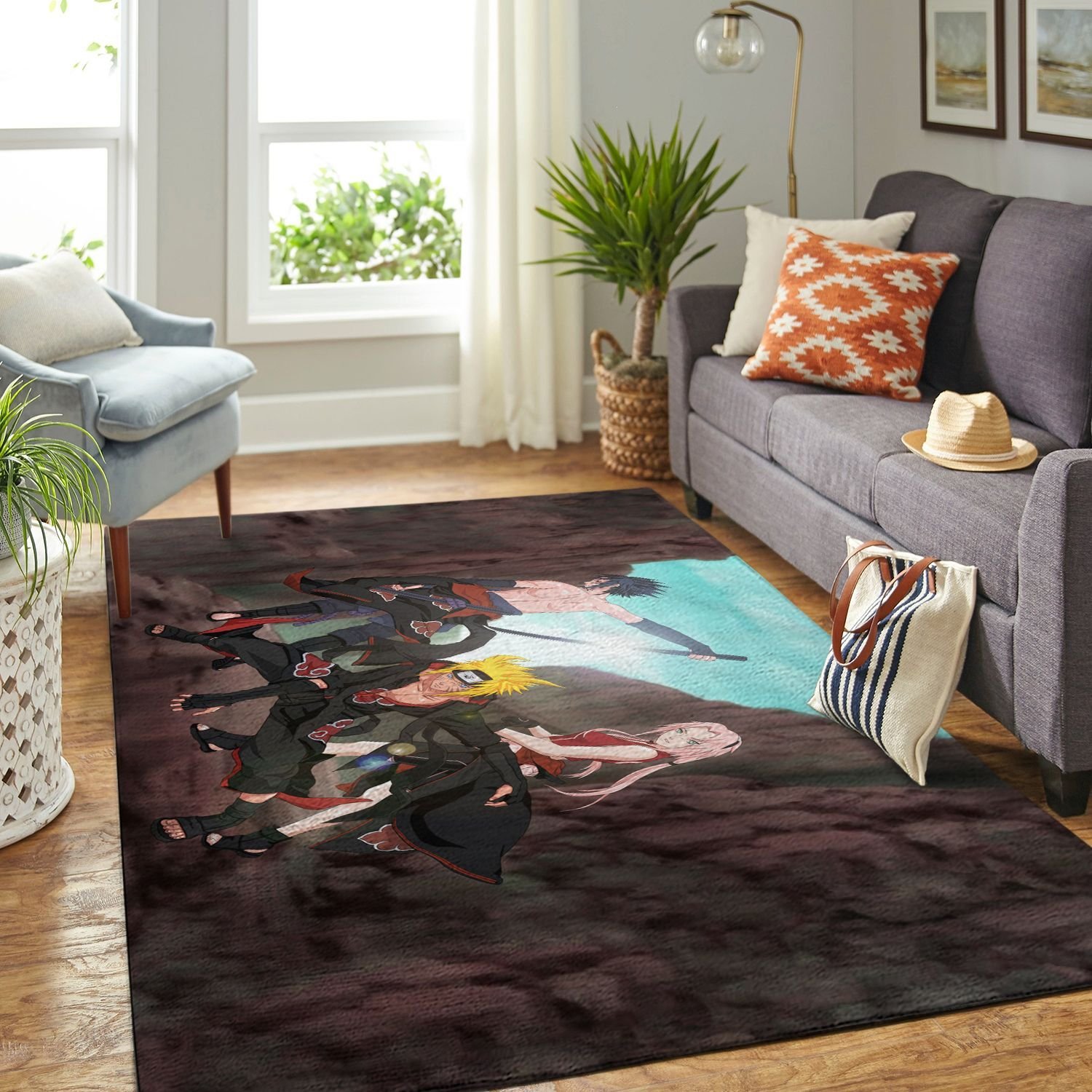 Amazon Naruto Themed Living Room Area Rug