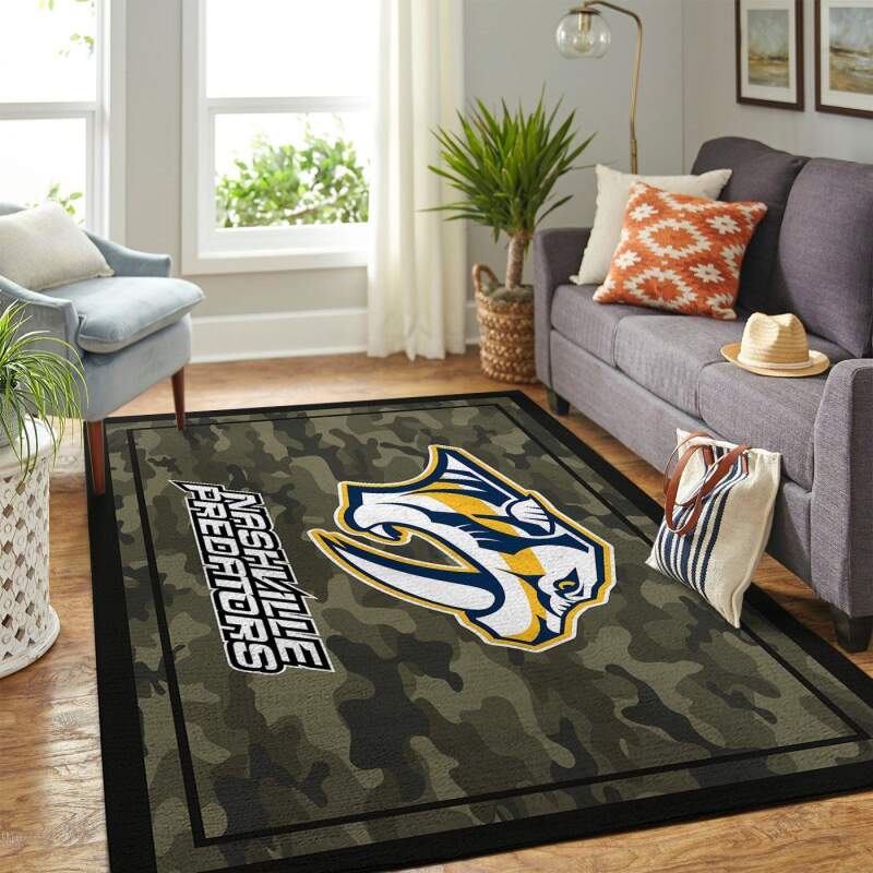 Amazon Nashville Predators Living Room Area Rug