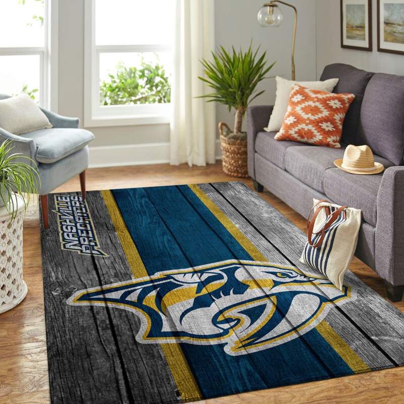 Amazon Nashville Predators Living Room Area Rug