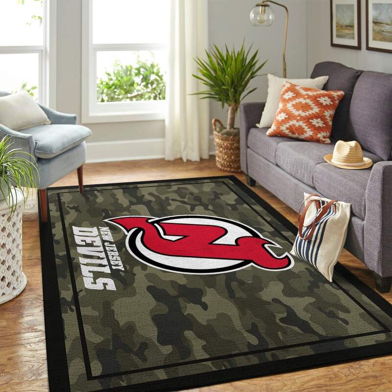 Amazon New Jersey Devils Living Room Area Rug