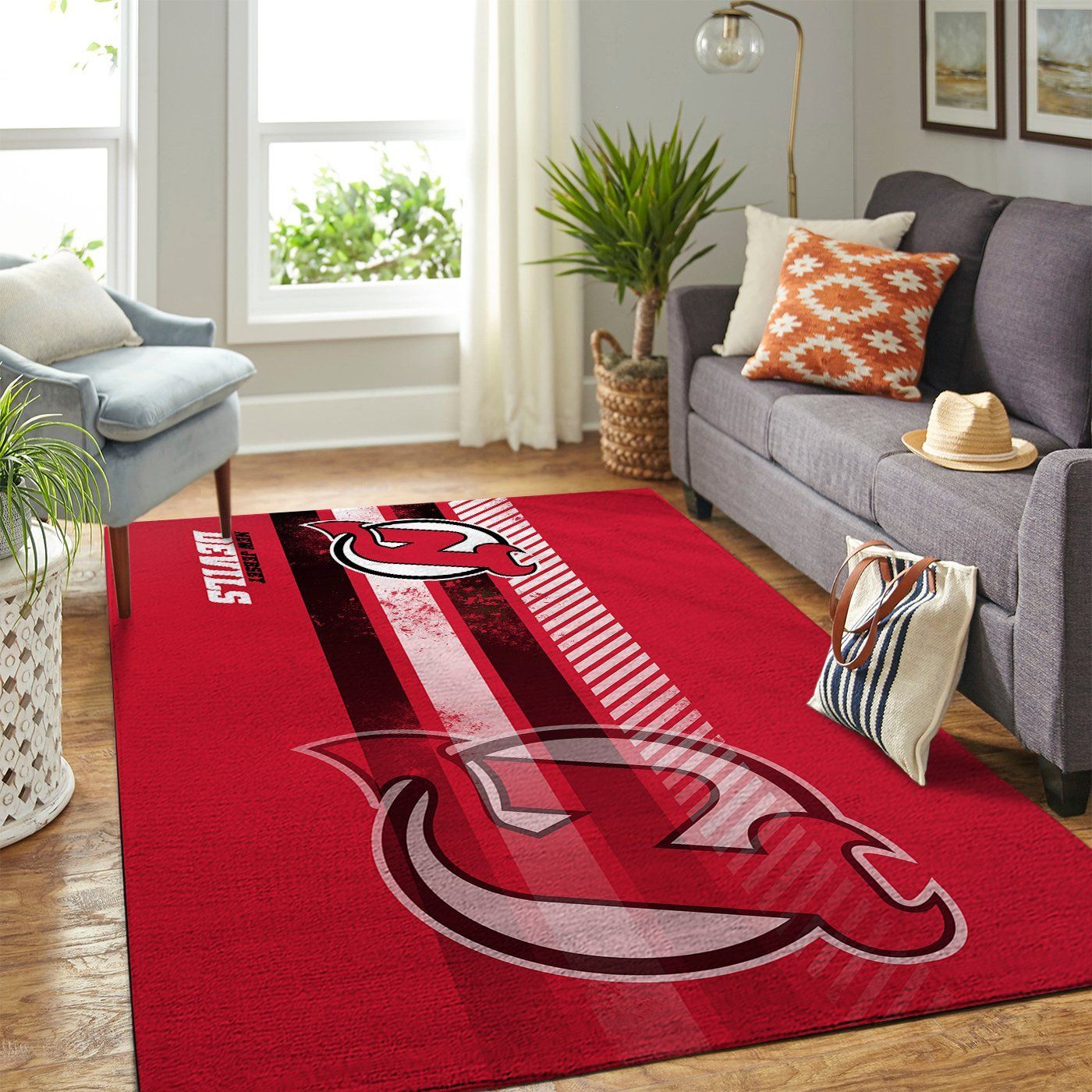 Amazon New Jersey Devils Living Room Area Rug