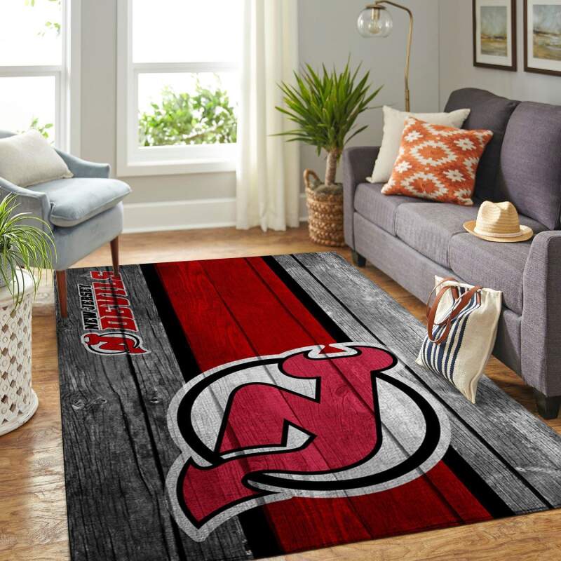 Amazon New Jersey Devils Living Room Area Rug