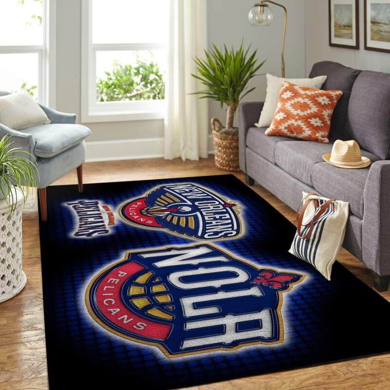 Amazon New Orleans Pelicans Living Room Area Rug
