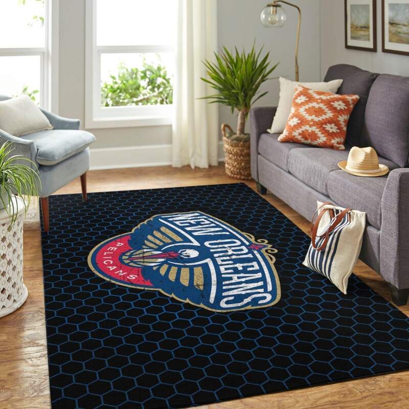 Amazon New Orleans Pelicans Living Room Area Rug