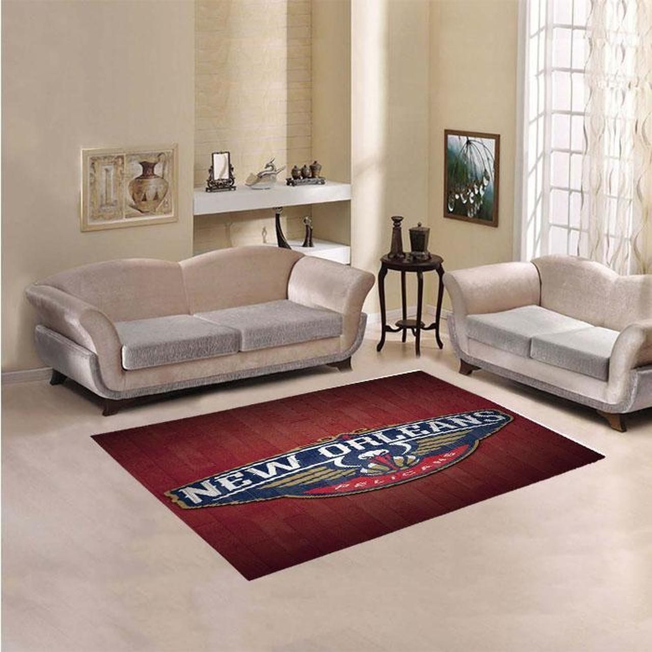 Amazon New Orleans Pelicans Living Room Area Rug