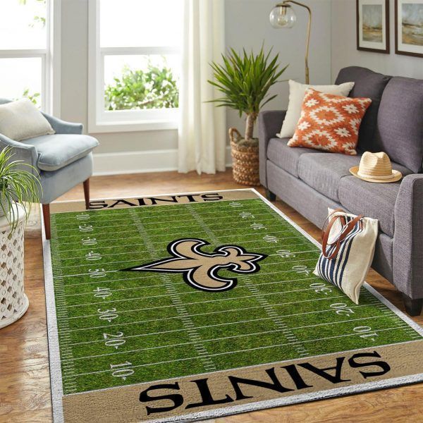 Amazon New Orleans Saints Living Room Area Rug