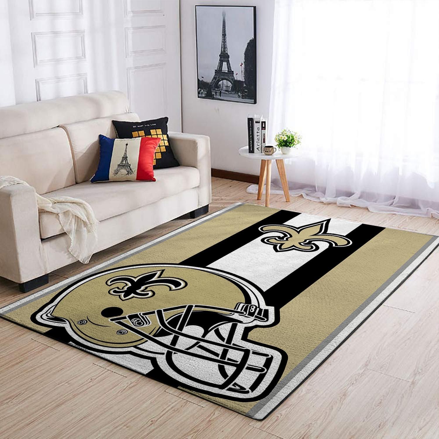 Amazon New Orleans Saints Living Room Area Rug