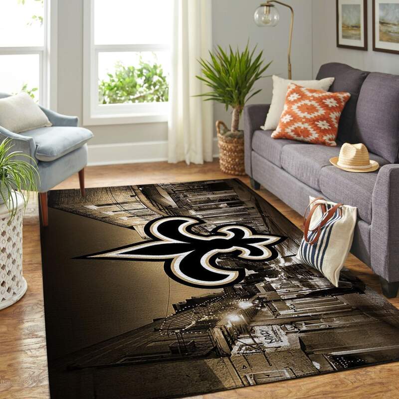 Amazon New Orleans Saints Living Room Area Rug