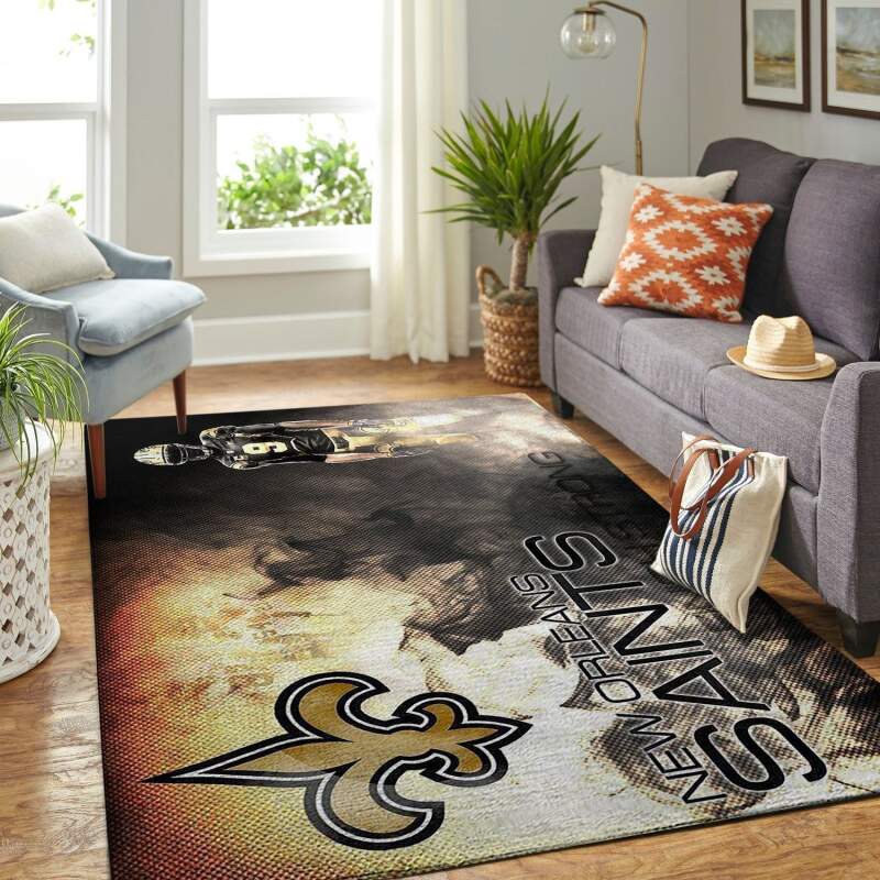 Amazon New Orleans Saints Living Room Area Rug