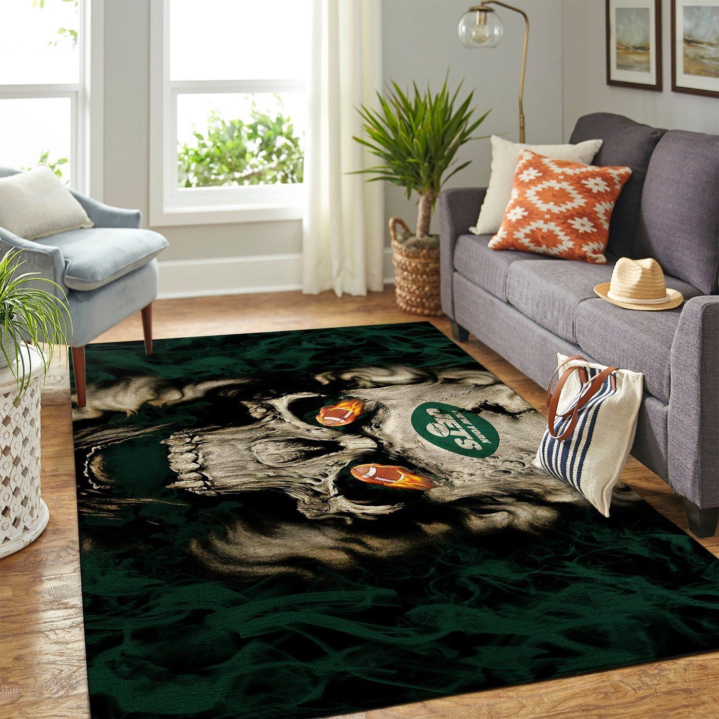 Amazon New York Jets Living Room Area Rug