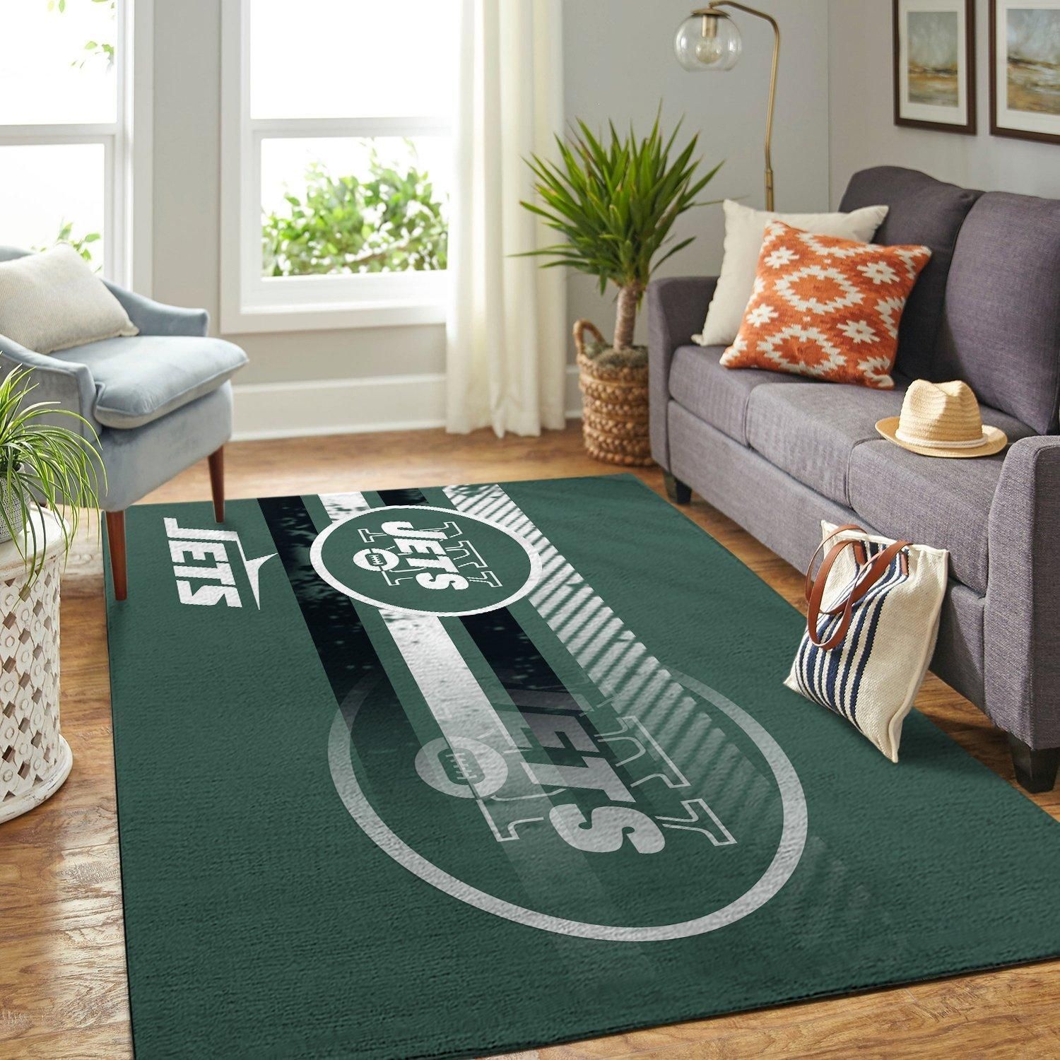 Amazon New York Jets Living Room Area Rug