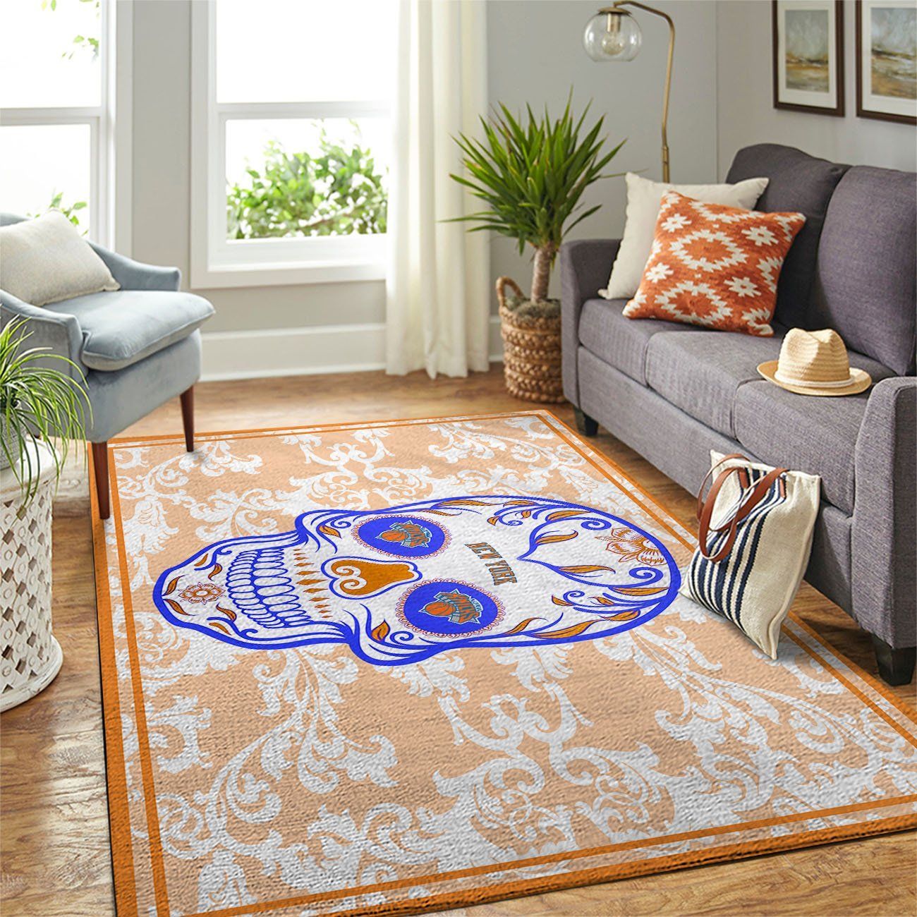 Amazon New York Knicks Living Room Area Rug