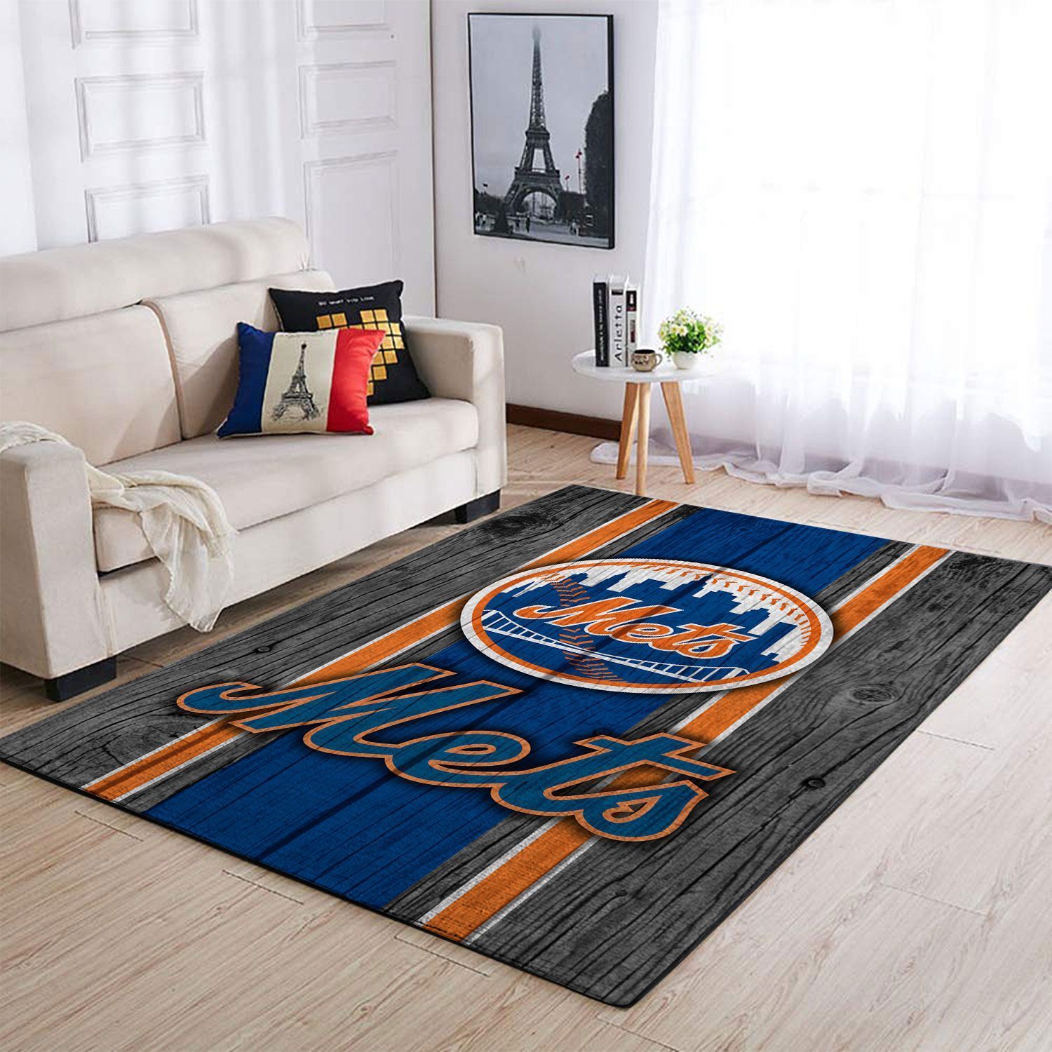 Amazon New York Mets Living Room Area Rug