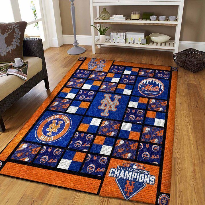 Amazon New York Mets Living Room Area Rug